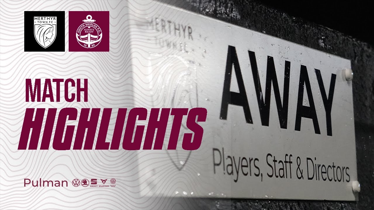 HIGHLIGHTS | Merthyr Town FC 3-1 South Shields FC | Enterprise National League North