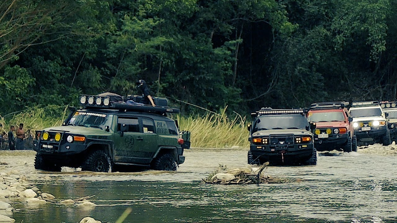 River Crossing FSR Trail Team Toyota FJ Cruiser 4x4 Pilipinas Offroaders FSR Autoworks OffRoad ASMR