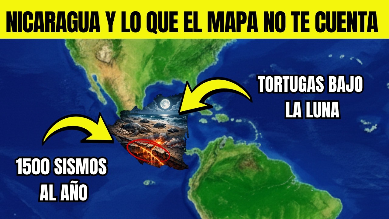 Nicaragua y 25 Datos de su Geografía 🌍 Qué te hara cambiar la forma de mirarlo 