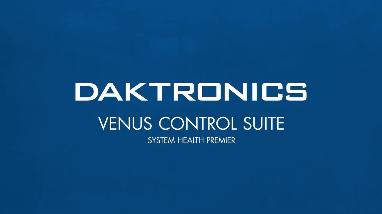 Venus Control Suite: System Health Premier