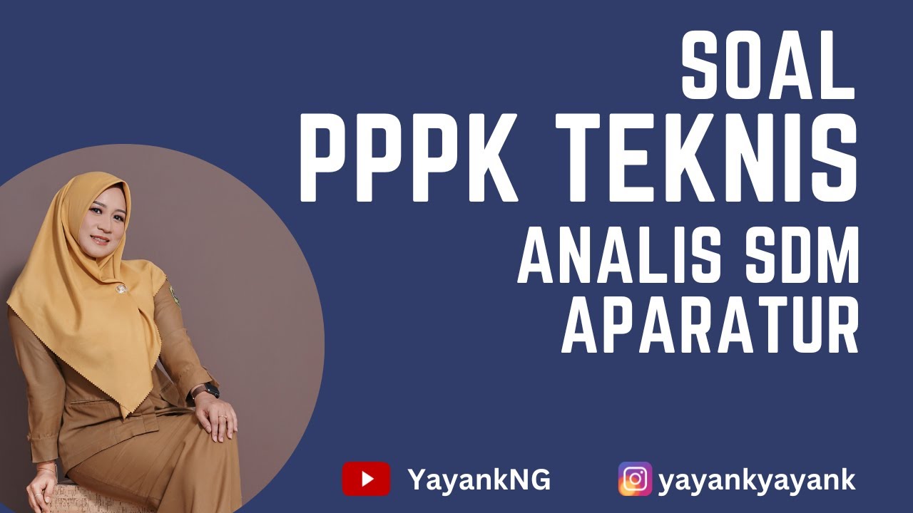 Contoh Soal Tes Kompetensi PPPK Analis SDM Aparatur