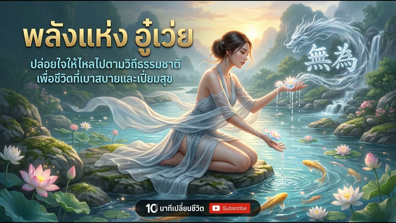 🍃💫 พลังแห่ง “อู๋เว่ย” | ปล่อยใจให้ไหลไปตามวิถีธรรมชาติ  | 10 นาทีเปลี่ยนชีวิต
