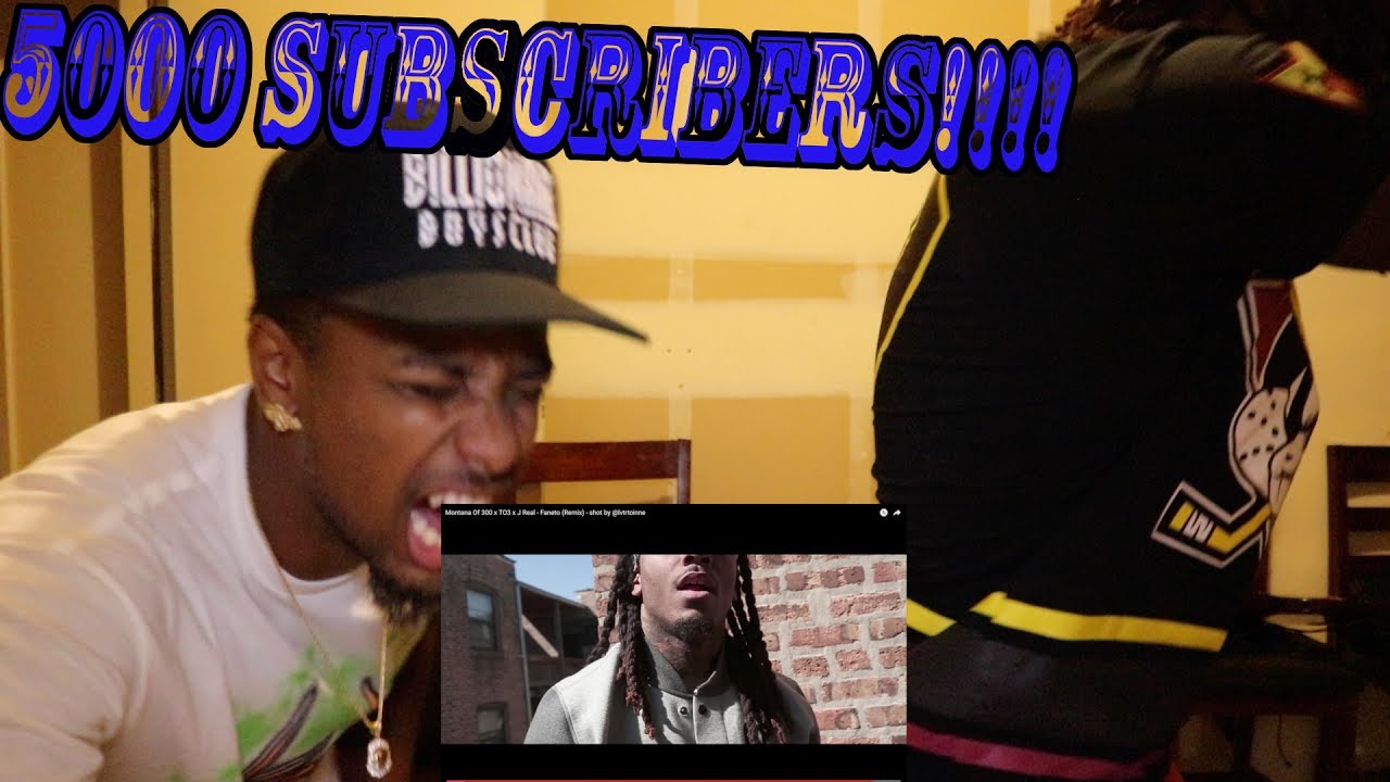 Montana Of 300 x TO3 x J Real - Faneto (Remix) - shot by @lvtrtoinne [LIT REACTION]