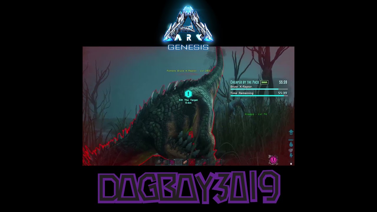 Ark Genesis #Shorts-Raptor Rampage