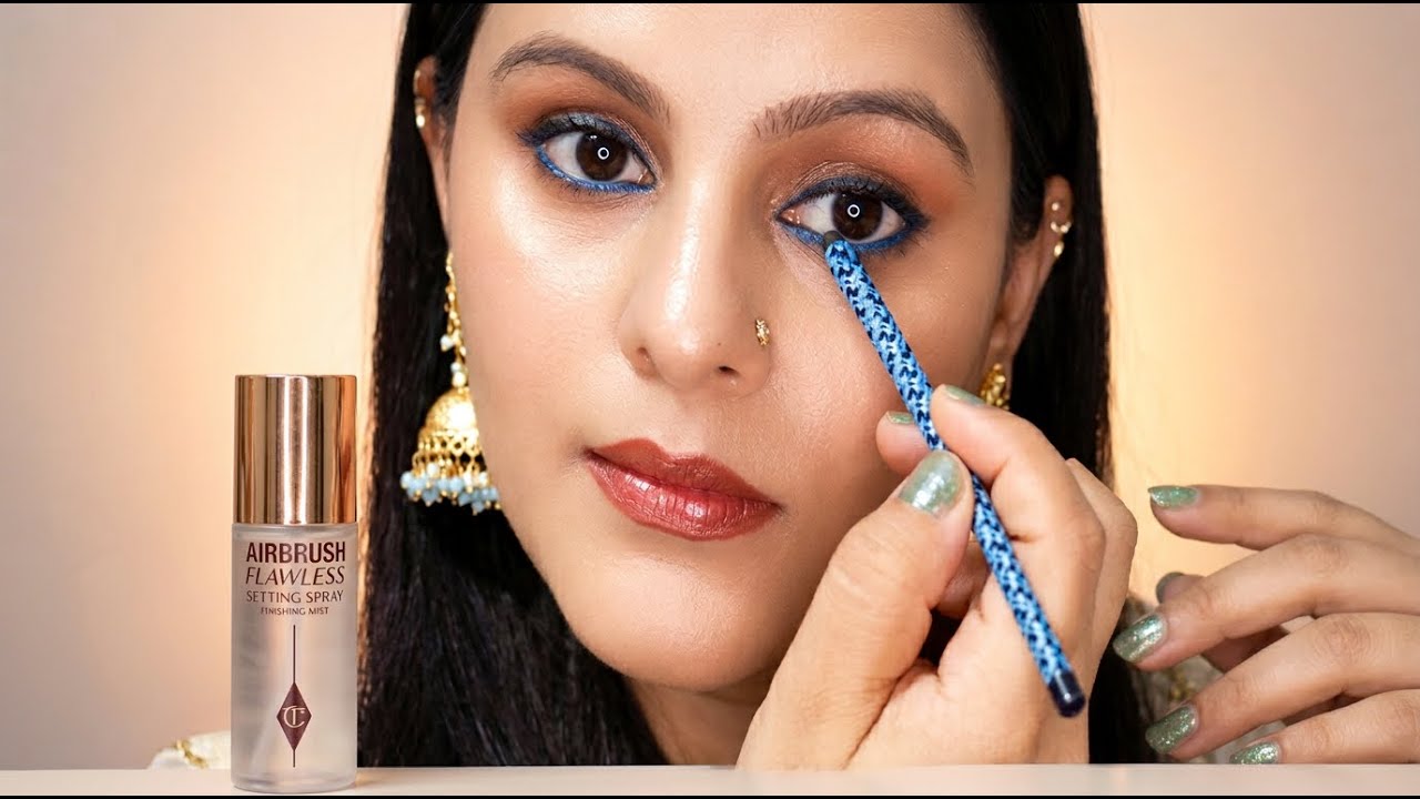 Natural Glow Glass Skin with Soft Doe Eyes || Look flawless Glass Skin & Innocent Doe Eyes Look |
