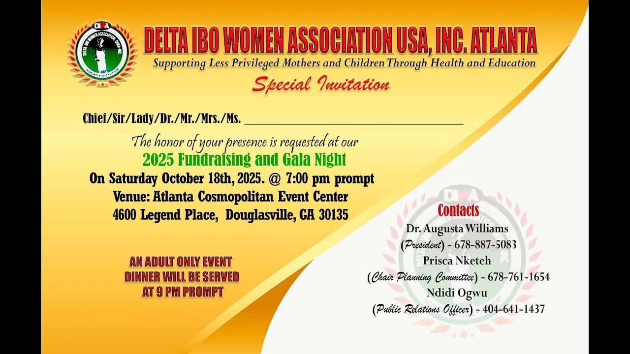 2025 DIWA FUNDRAISING AND GALA NIGHT
