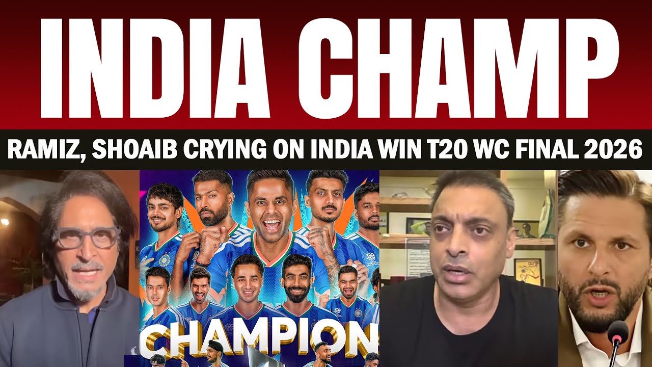 Shahid Afridi On India Champions of T20 WC 2026 |Shoaib Akhtar, Pakistani Reaction on India Win