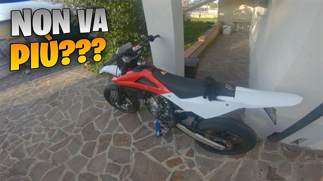 SI ROMPE LA MOTO PRIMA DEL RADUNO | Husqvarna Cr 125