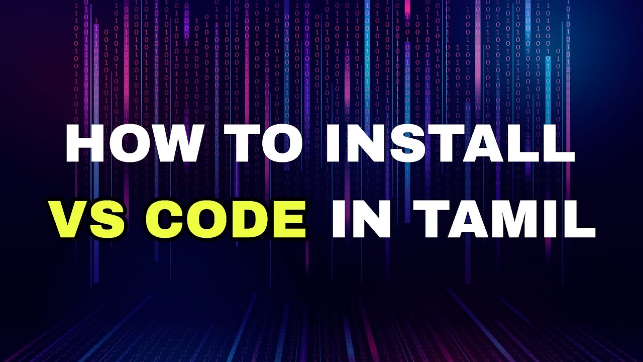 How to Install VS code in Tamil | Learn Skills In Tamil