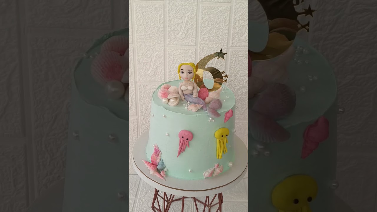 fondant mermaid cake° 