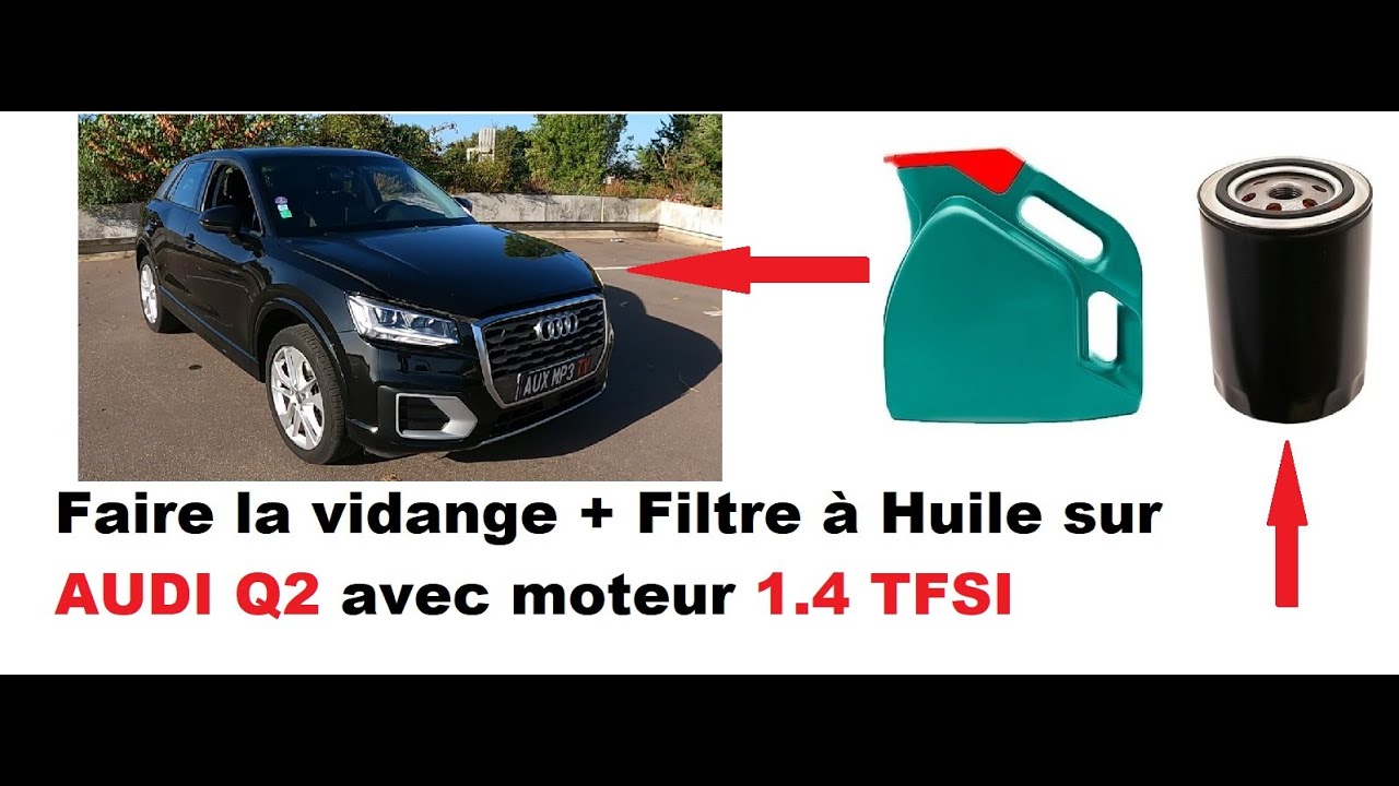 Замена масла AUDI Q2 + масляный фильтр двигателя 1.4tfsi
