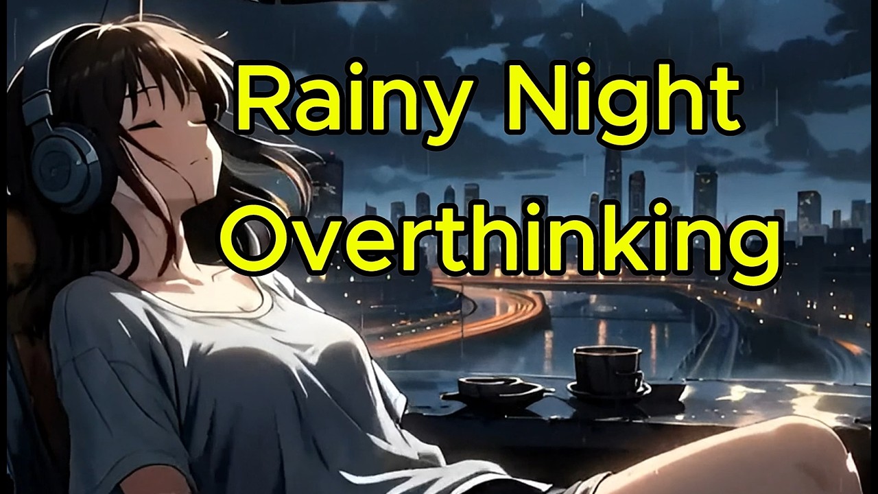 🌙 Rainy Night Overthinking 🌧️ Calm Music for Late Night Thoughts | 비 오는 밤 과생각을 잠재우는 음악