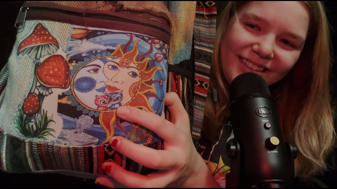 ASMR - What's In My Bag? 👜✨(soft spoken/whispered rambles)