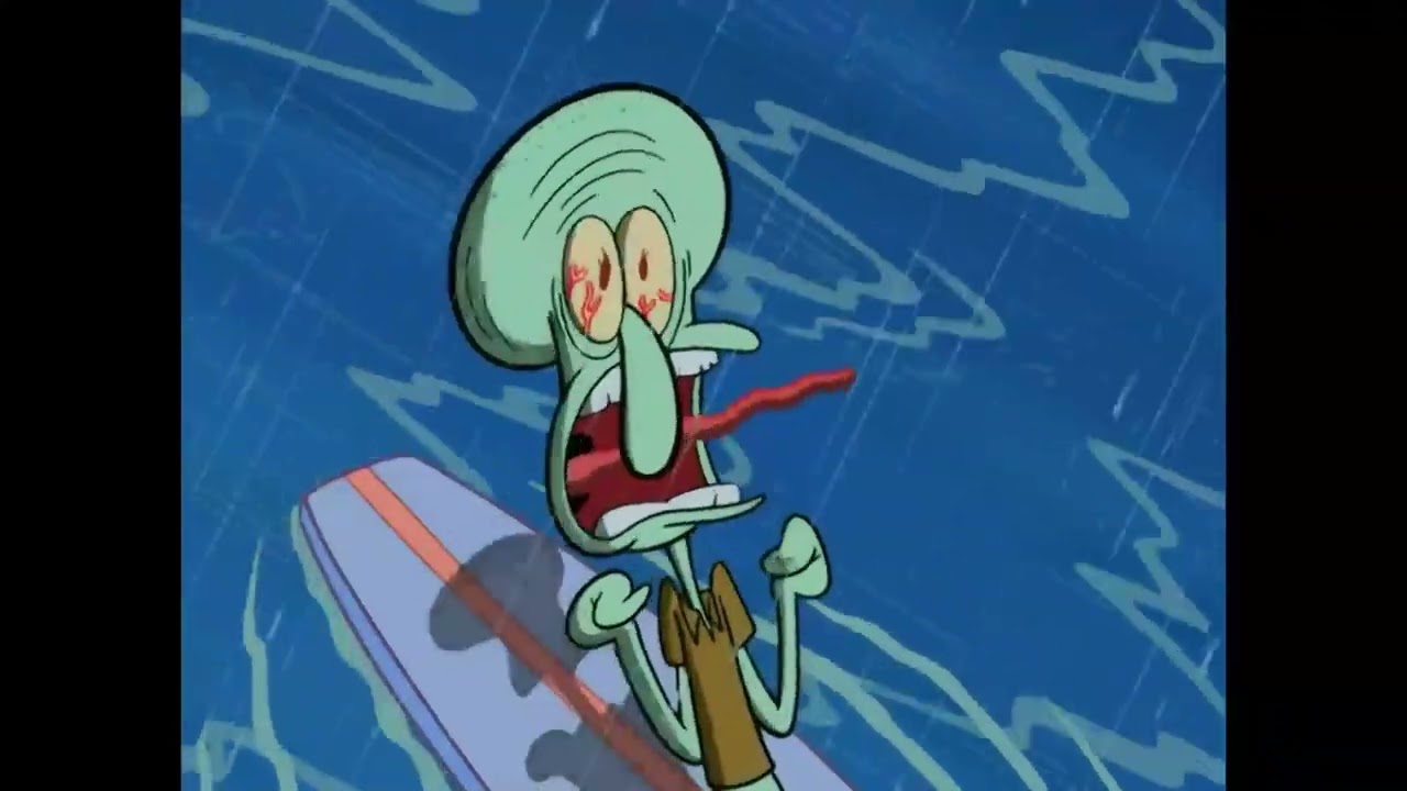 Squidward Screaming at the Sight of Big One for 10 Hours
