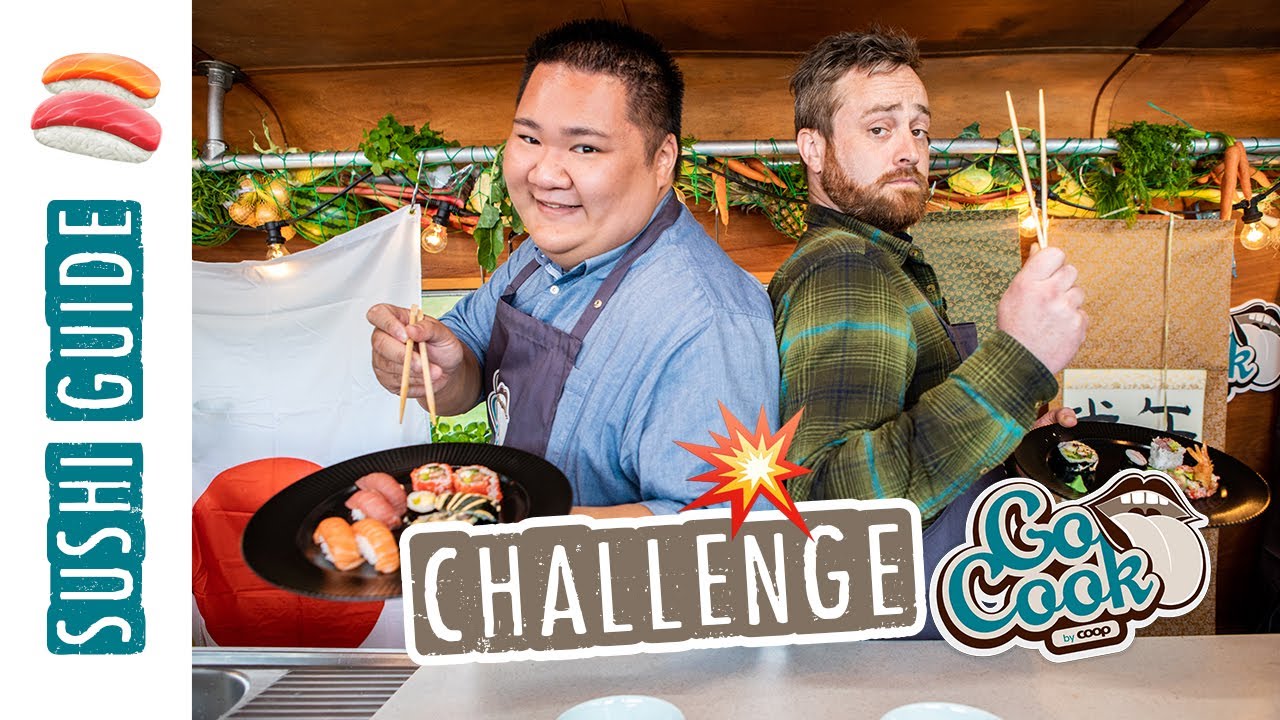Sushi guide for begyndere som challenge | GoCook by Coop