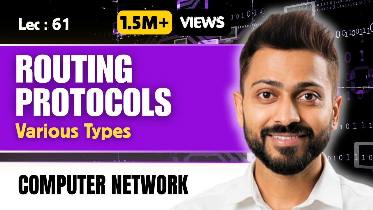 Lec-57: What is Routing Protocols | Various types of Routing Protocols