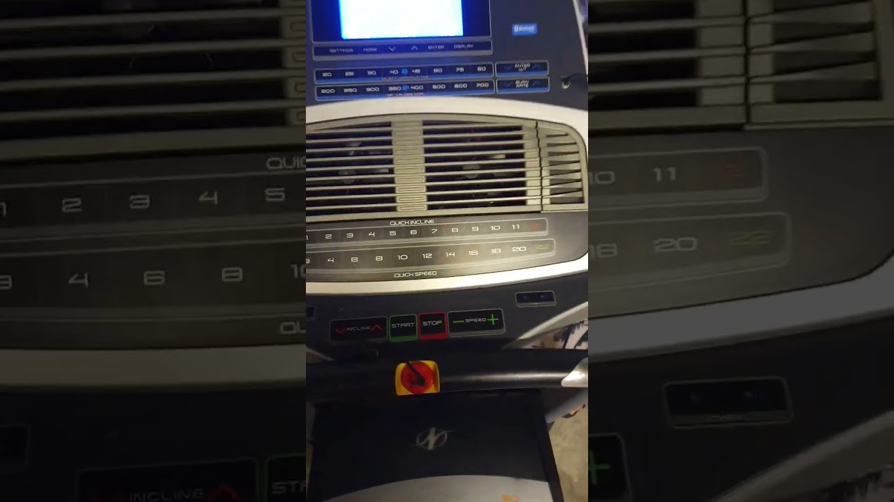 Nordic Track T10 Treadmill Test under load Part 3