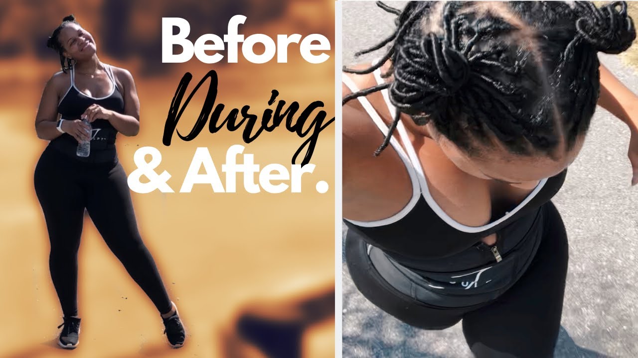 WORKING OUT WITH STARTER LOCS | WORKOUT WITH ME | DAY 5 LOC JOURNEY
