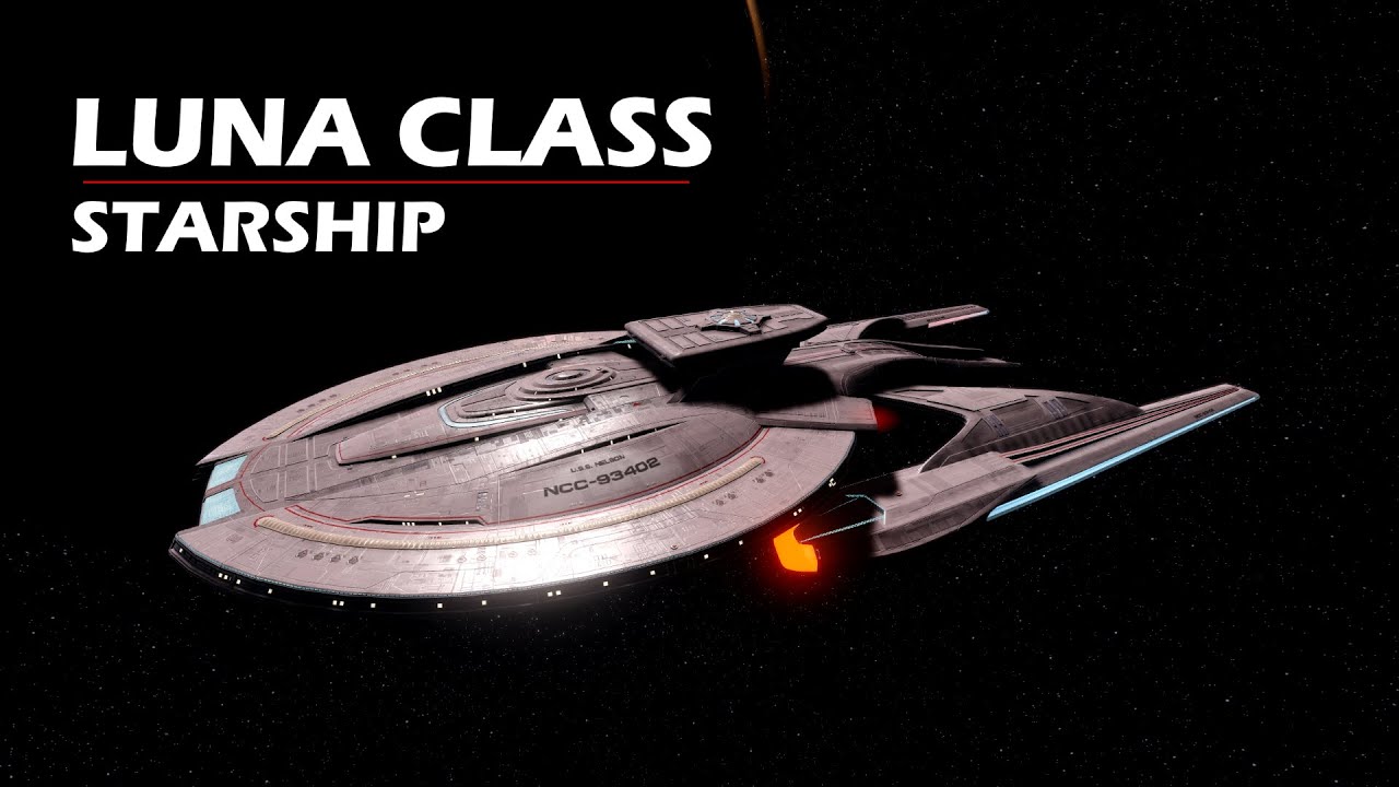 Luna Class Federation Starship USS Titan - Star Trek