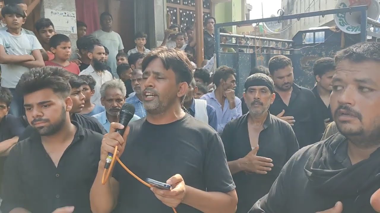 10Muharram Noha kahate the ya shabeer ke bate sherkot Azadari live 1446 hijjri 2024/25