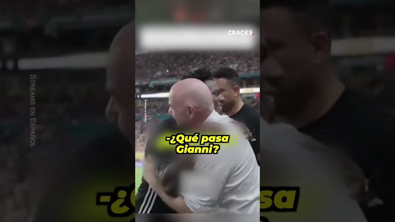 Speed ​​mocked Infantino for being a Messi fan, and Ronaldo couldn't hold back his laughter | Cra...