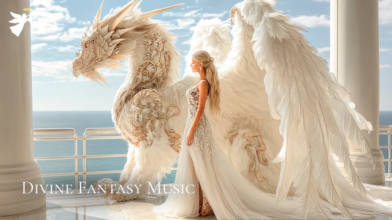 Celestial Dreamscape: Tranquil Heavenly Music & Fantasy Art for Relaxation