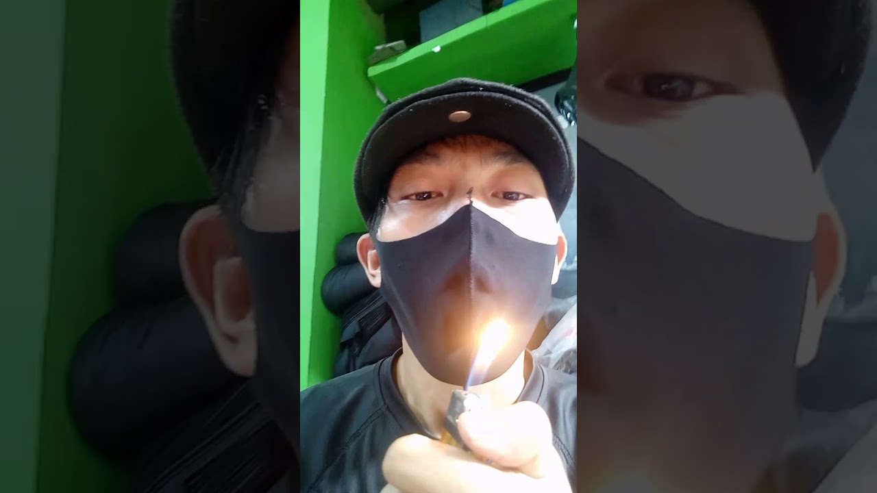 Masker Korea bahan spandek licra Lucky Sports