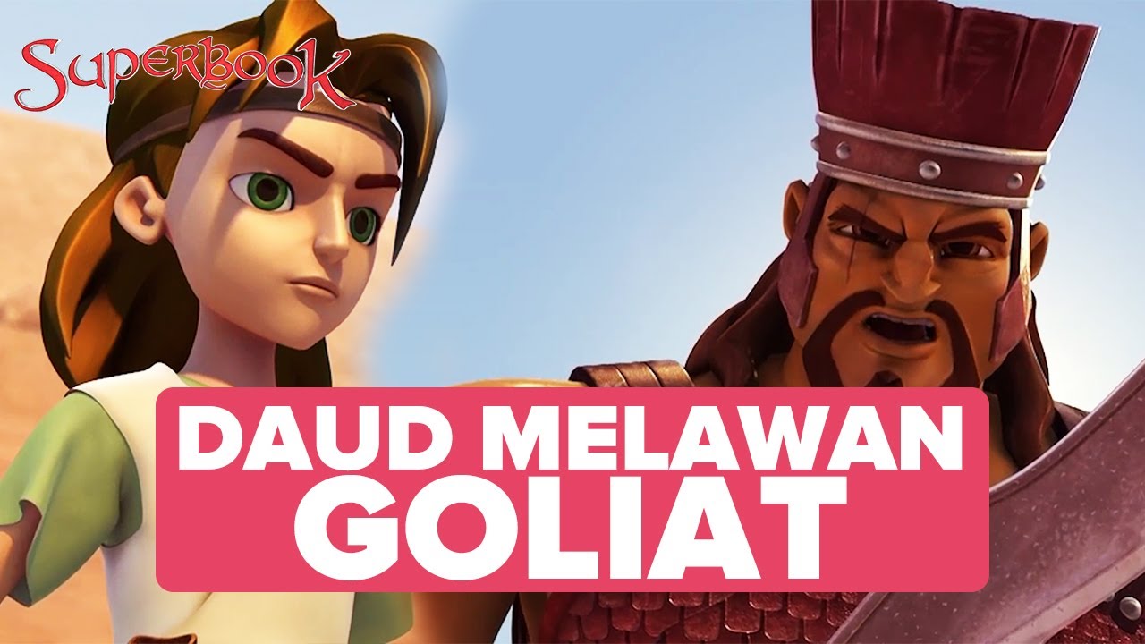 DAUD YANG KECIL MELAWAN RAKSASA GOLIAT | #superbook