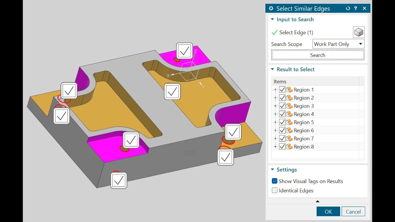 NX2412 Updatetraining Select Similar Edges and Similar Faces