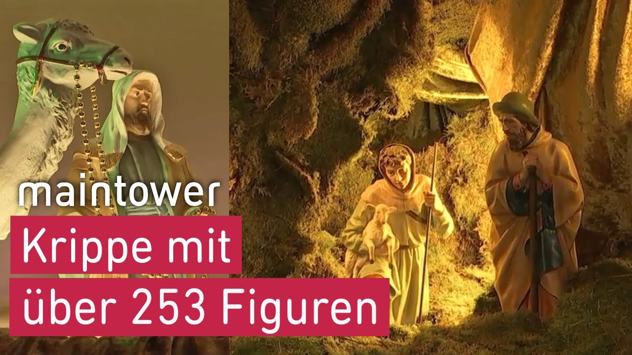 Riesige Weihnachtskrippe in Frankfurter Kirche | maintower