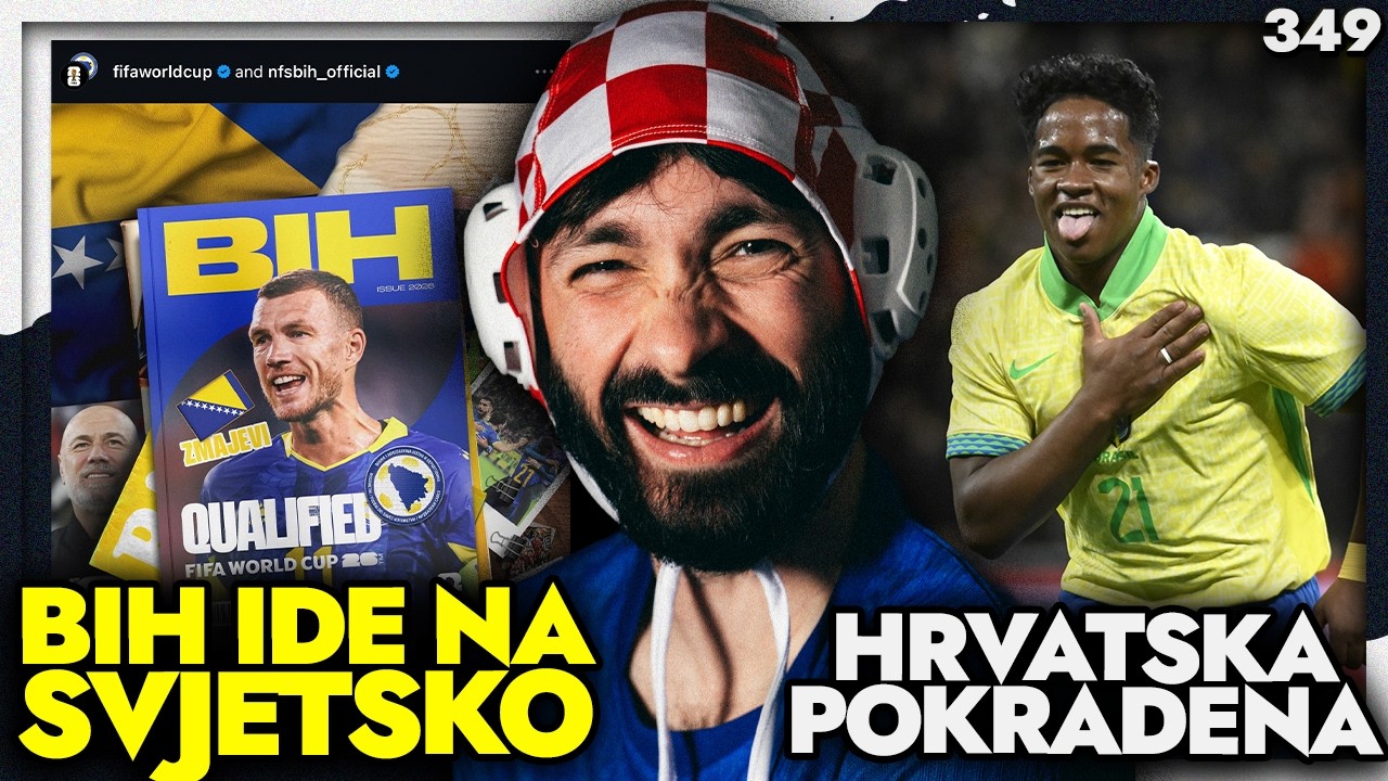 BIH IDE NA SVJETSKO | Hrvatska pokradena protiv Brazila? | The Offside 349
