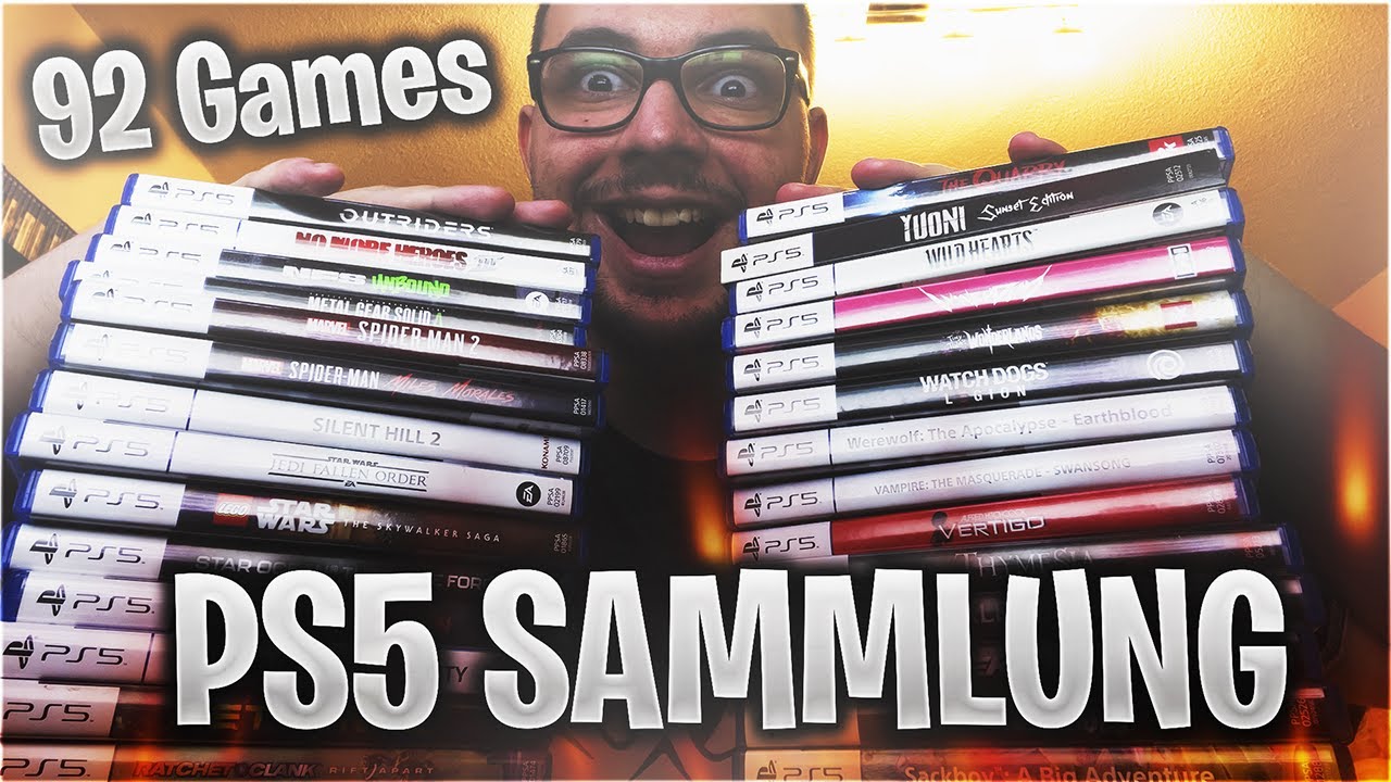 Meine KOMPLETTE PLAYSTATION 5 Spielesammlung! (92 Games) | AlkatrazPlayz