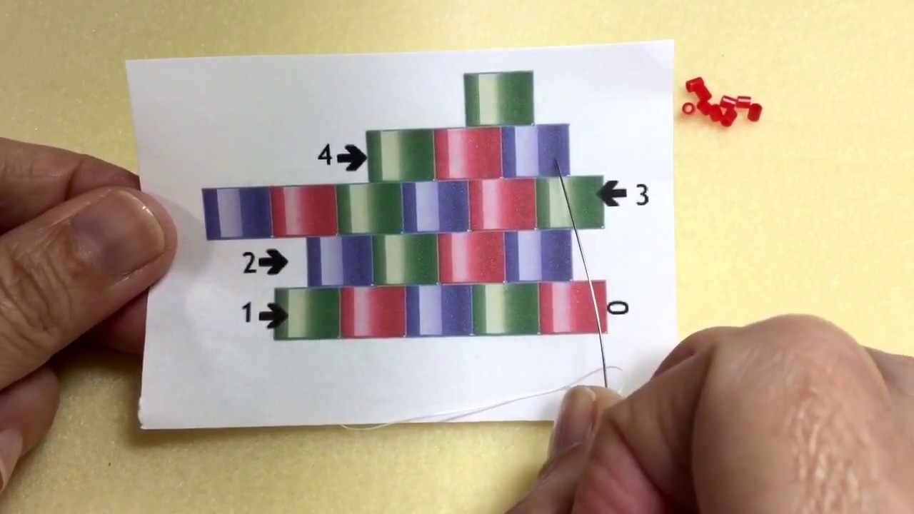 3. Modified Ladder & Brick Stitch Pattern Review