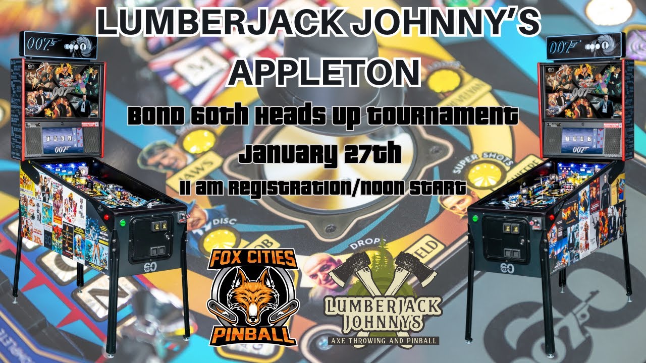 Bond 60th Heads Up Pinball Tournament