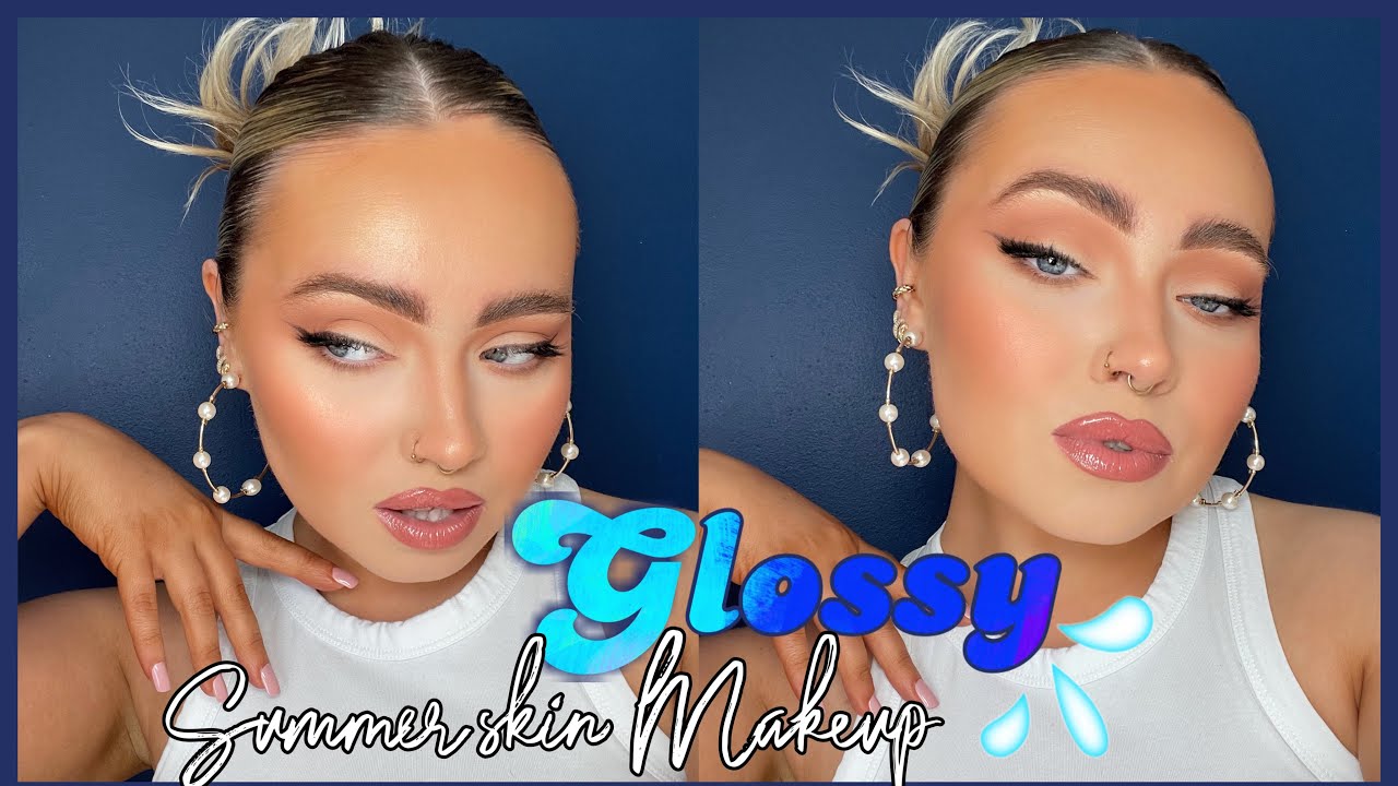 EASY DEWY SUMMER SKIN | Clean Girl *aesthetic* Makeup Tutorial