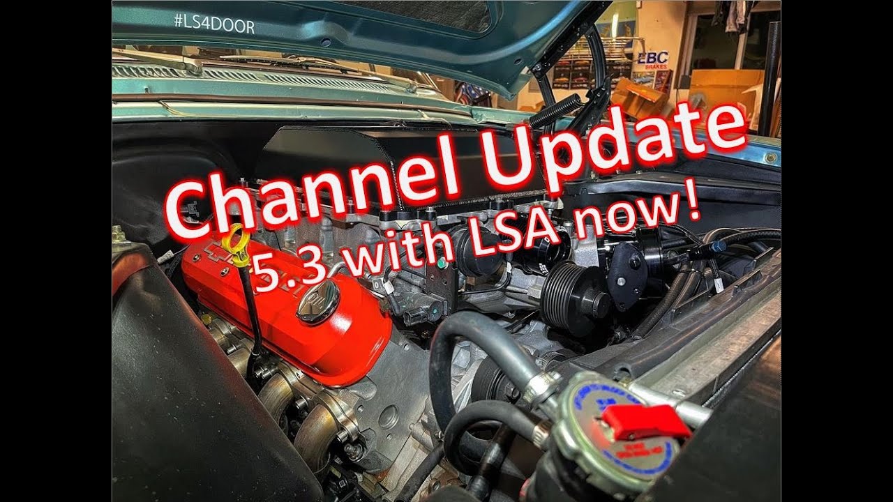 Обновление канала! Chevrolet Nova 1967 года, 4-дверный, с двигателем 5.3 LS, распредвалом LSA, ко...