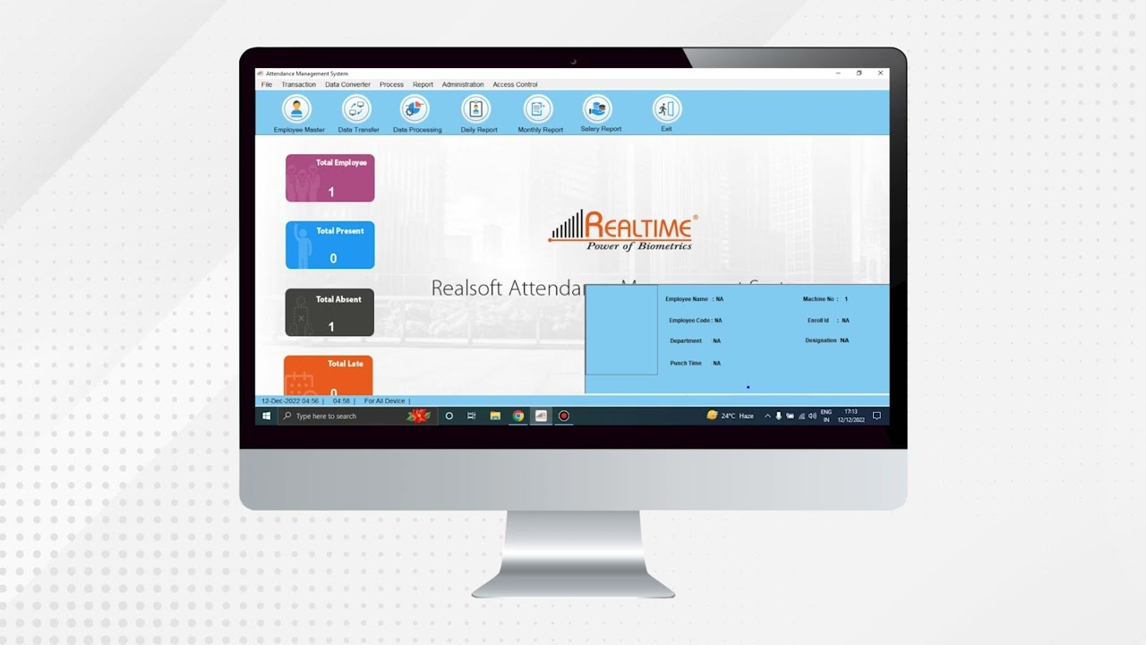 Realtime Biometrics Limited : How to Connect RS 9w with Attendance Tracker 11.7?