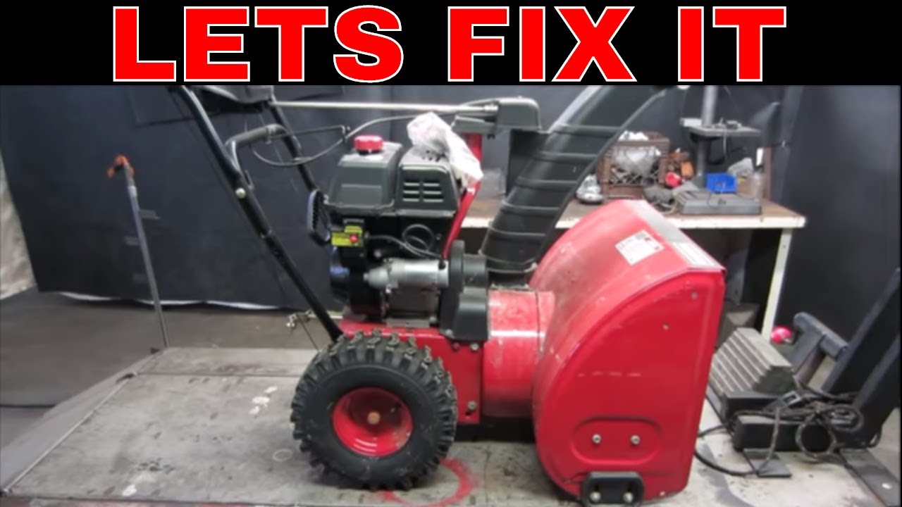 Lets Fix a $40 snowblower From a Garage Sale.
