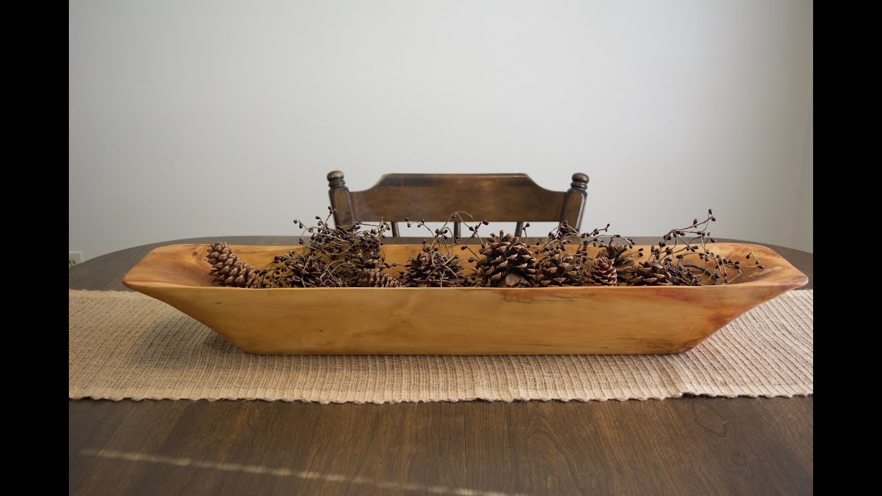 Power Carving A Dough Bowl