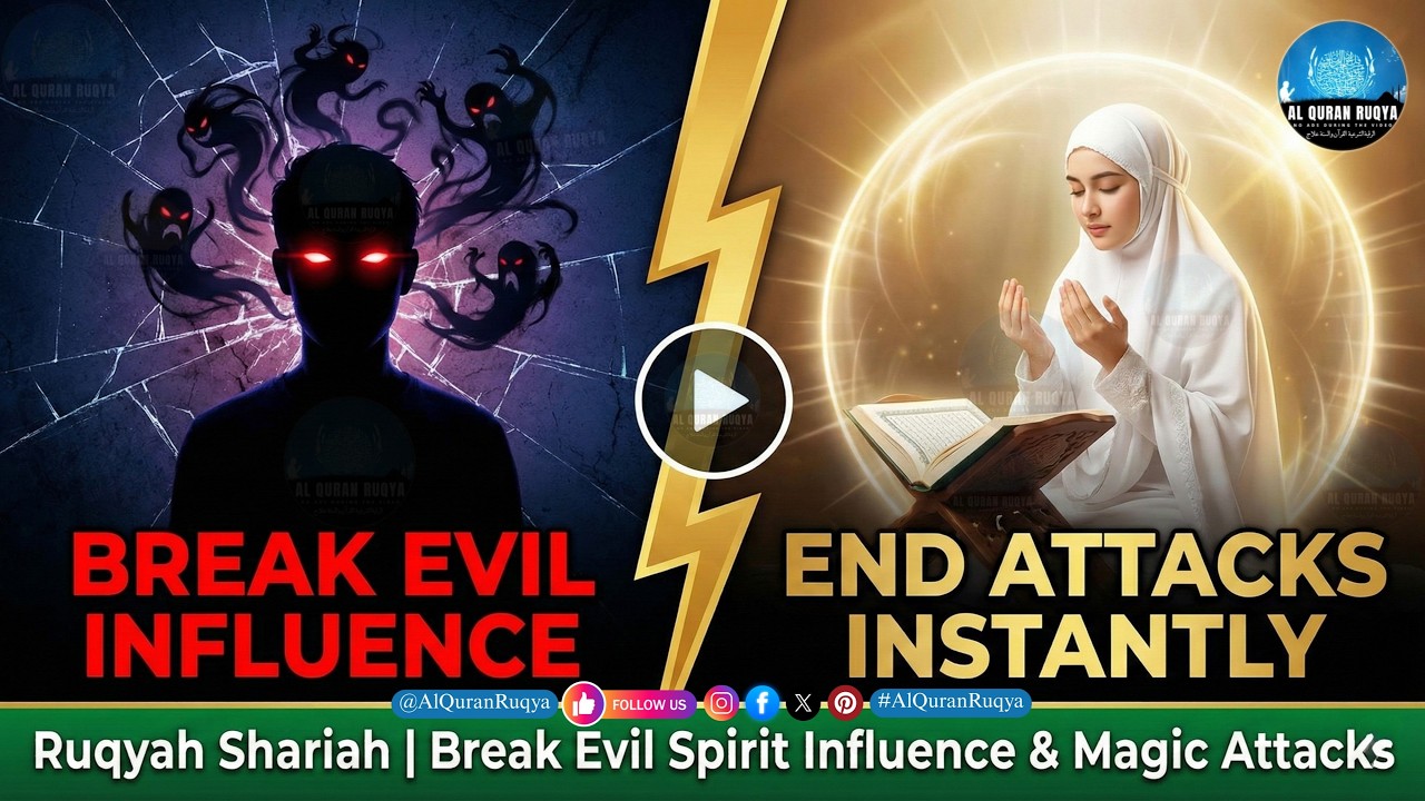Ruqyah Shariah to Break Evil Spirit Influence Over Mind | End Possession & Magic Attacks Instantly
