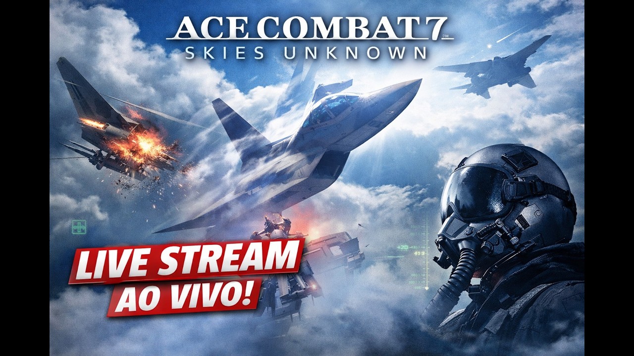 Testando jogo Ace Combat 7 - JOGOS Mensais da Psn
