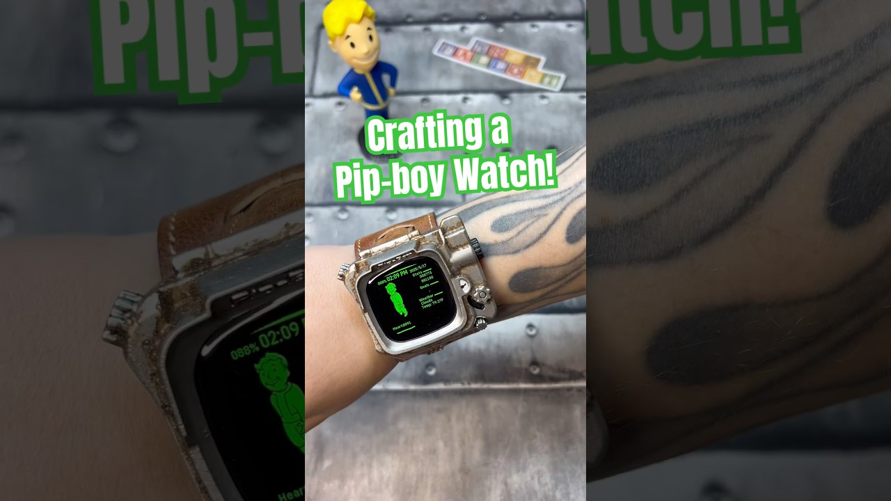 CRAFTING A PIP-BOY WATCH!