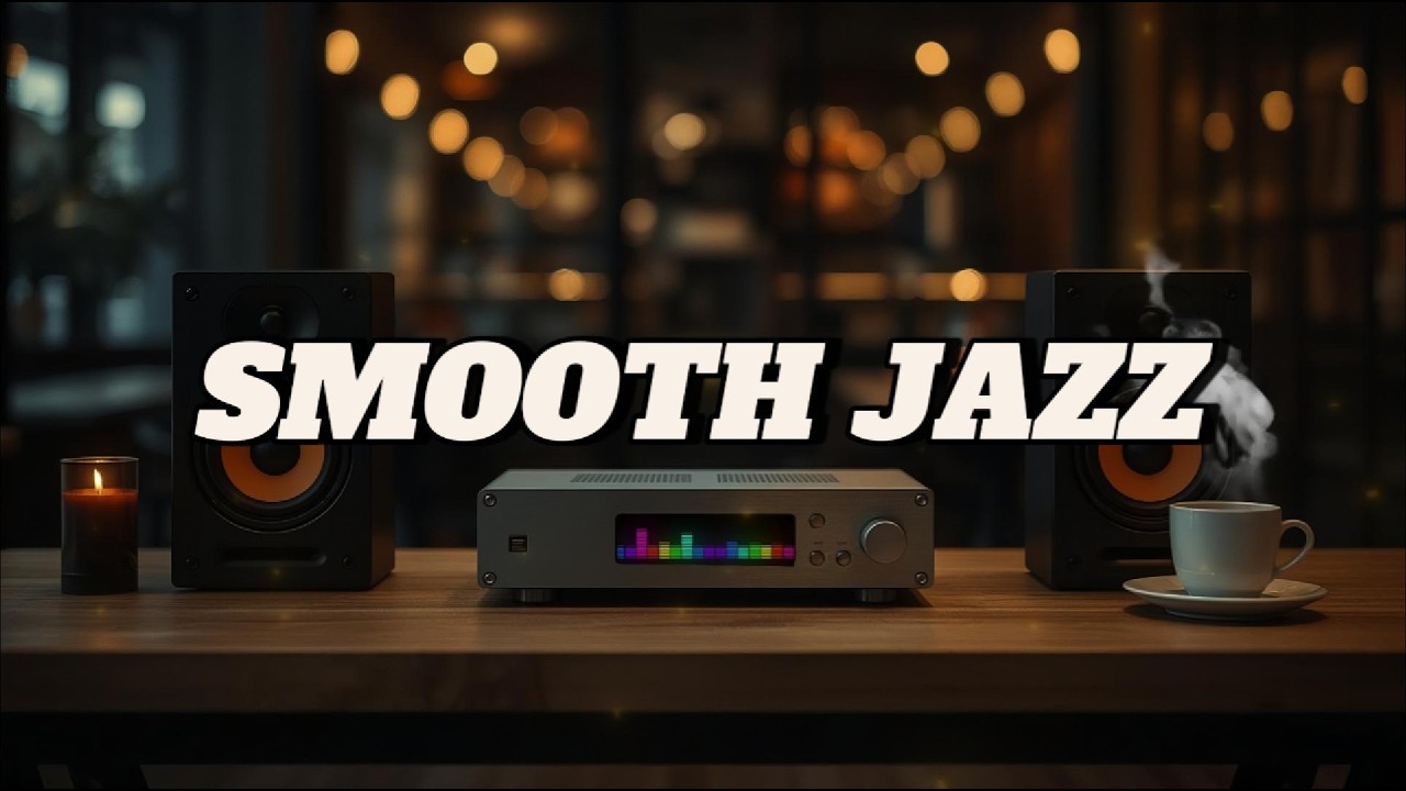Chill Winter Night & Warm Jazz Music ⛄ Cozy Coffee Shop Ambience with Smooth Jazz Instrumental Music