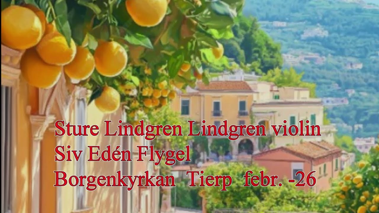 Come back to Sorrento Sture Lindgren violin Siv Edén flygel