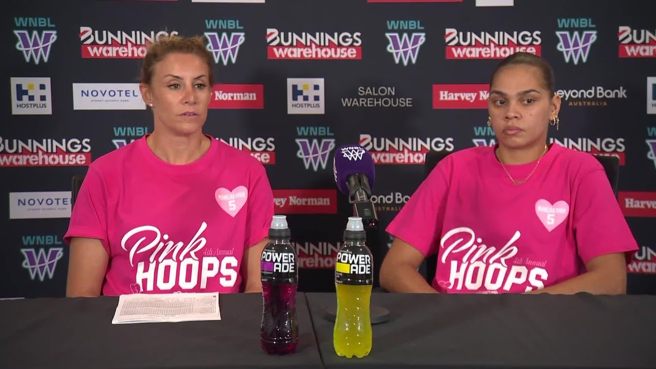 PRESS CONFERENCE: Renae Garlepp and Shaneice Swain vs Perth Lynx, R15 WNBL26