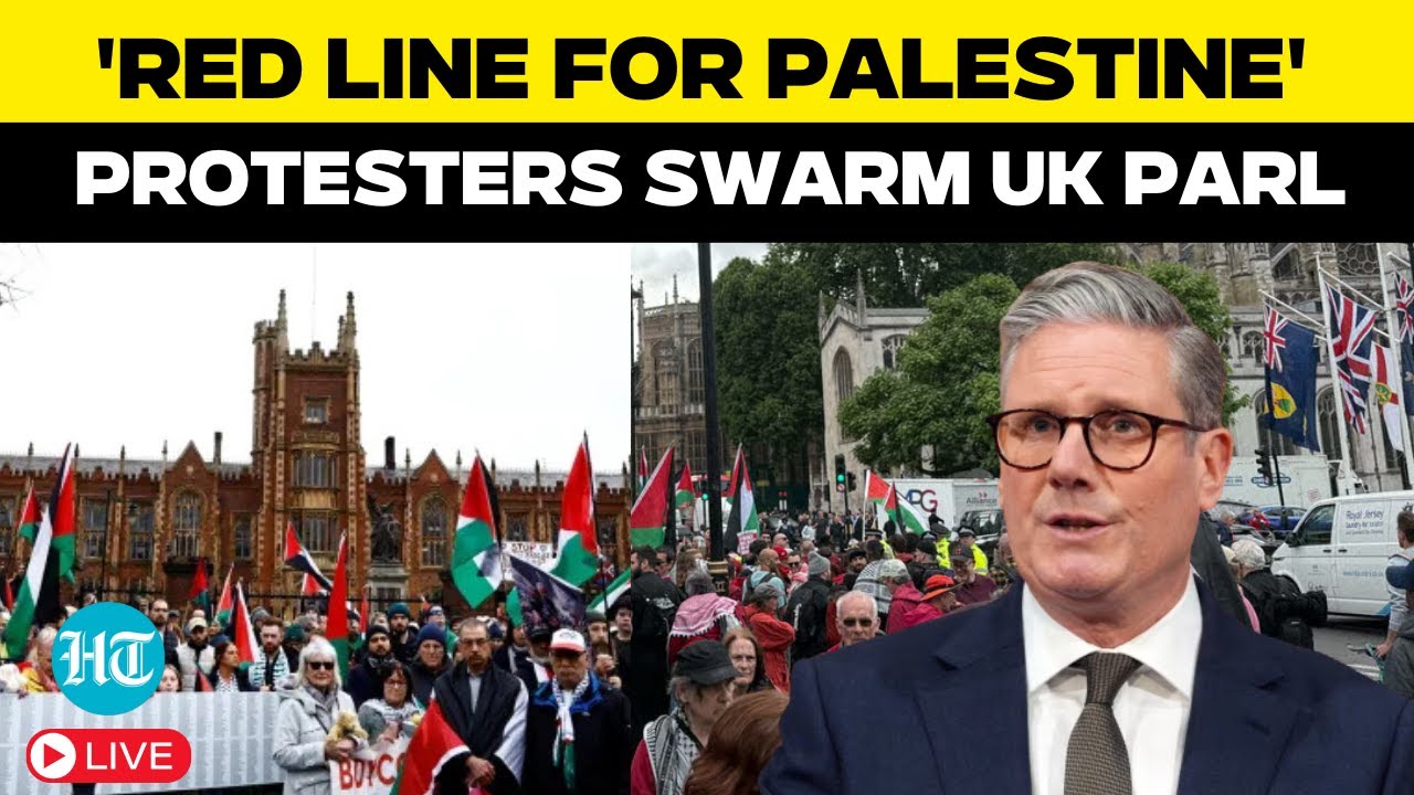 UK Protest LIVE | 'Red Line for Palestine’: Protesters demand arms embargo against Israel