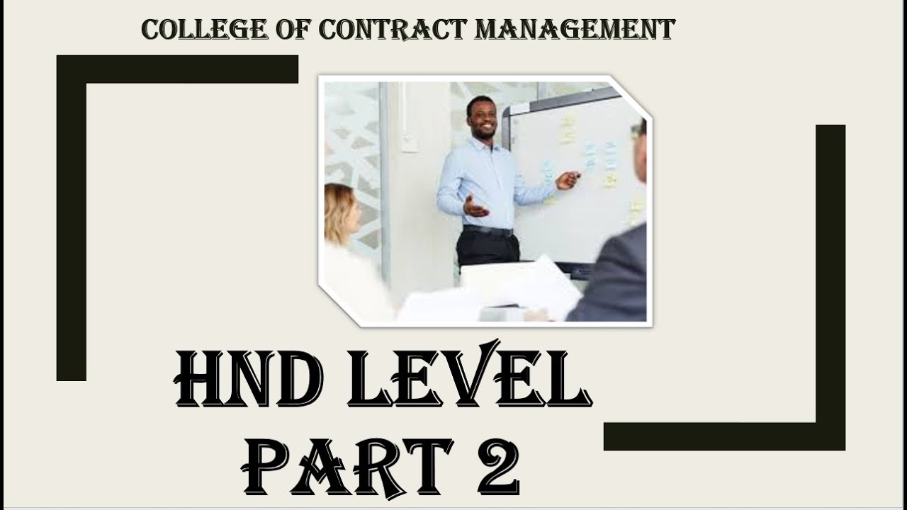 HND Level  Part 2