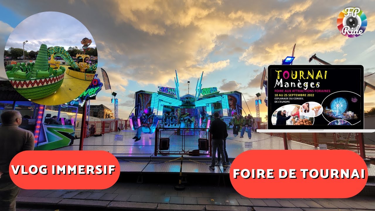 Vlog à la foire de Tournai - Belgique - Septembre 2022