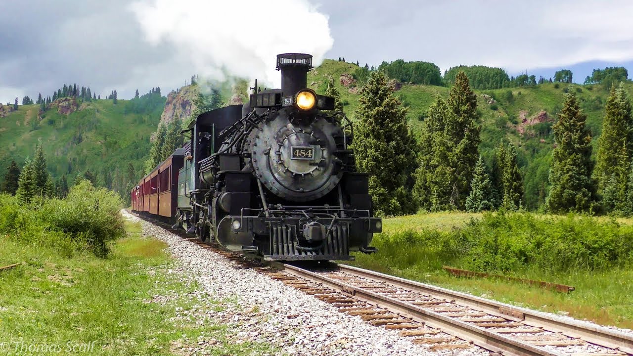 Cumbres & Toltec 484 Heads Down Cumbres Pass