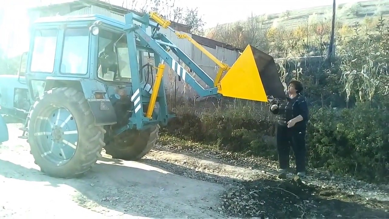 Погрузчик кун на заднюю навеску МТЗ 82 в Армений